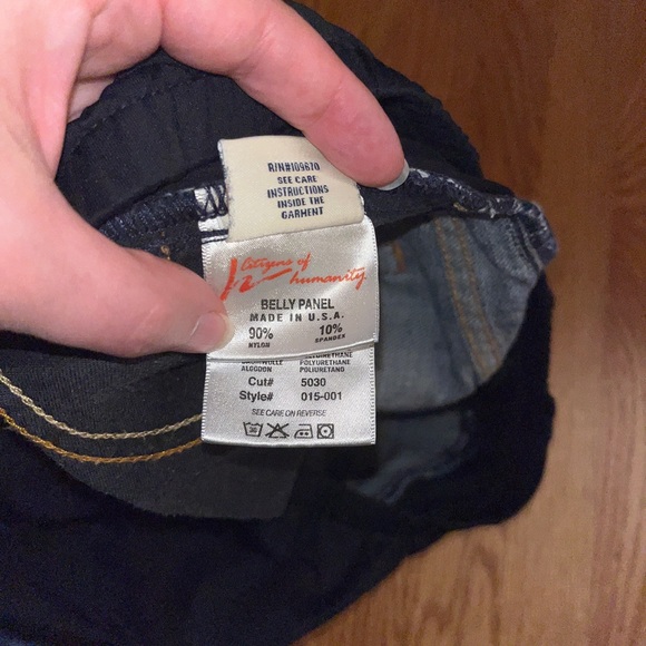 Citizens of Humanity Straight / Boot Cut Maternity Jeans - Picture 4 of 5